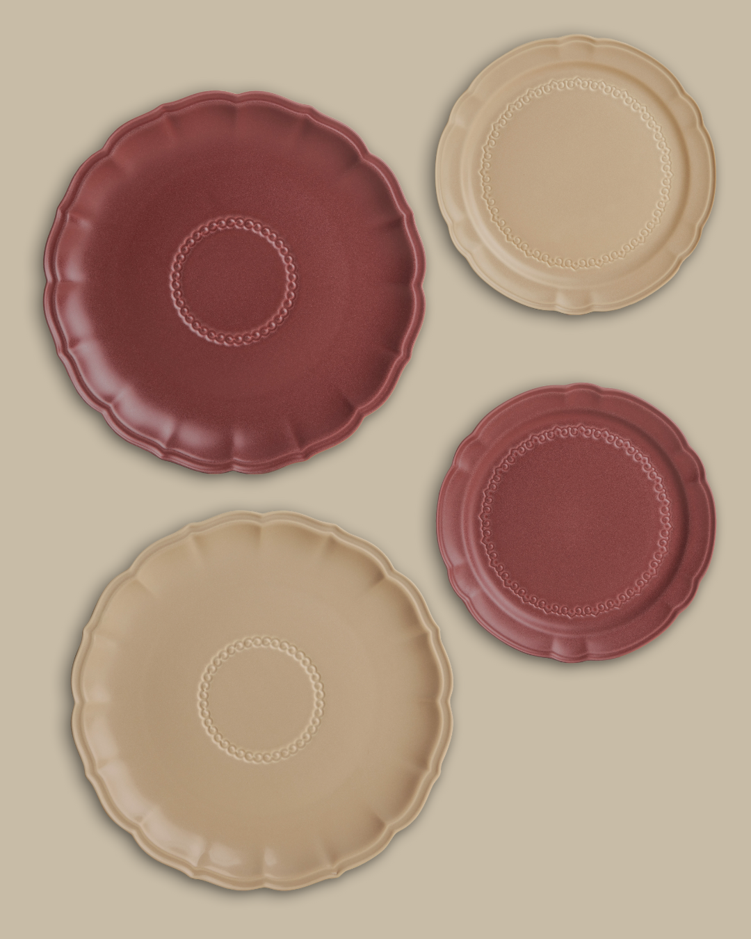 Red Fortune Dinnerware Set